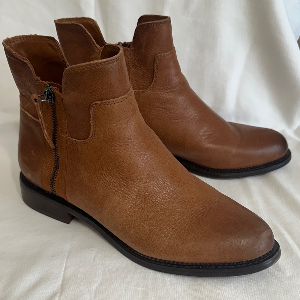 Franco Sarto Women’s Ankle Boots in Cognac Brown